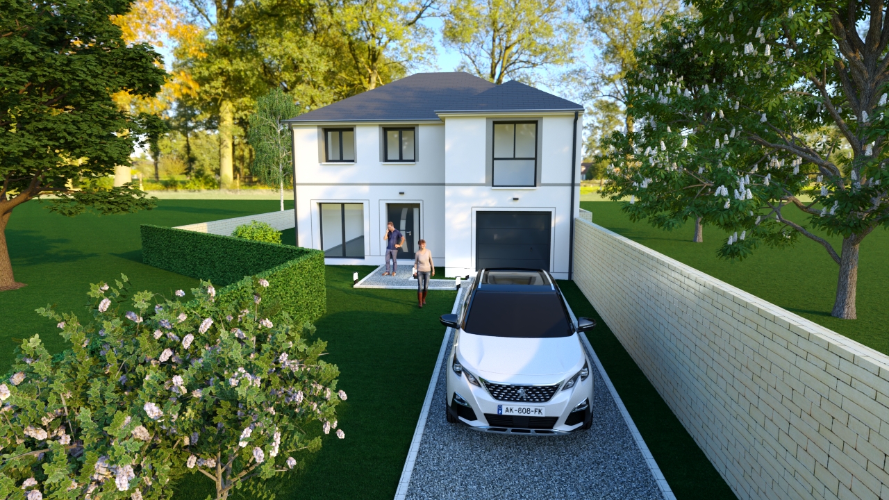 Photo maison Terrain de 401 m² + maison