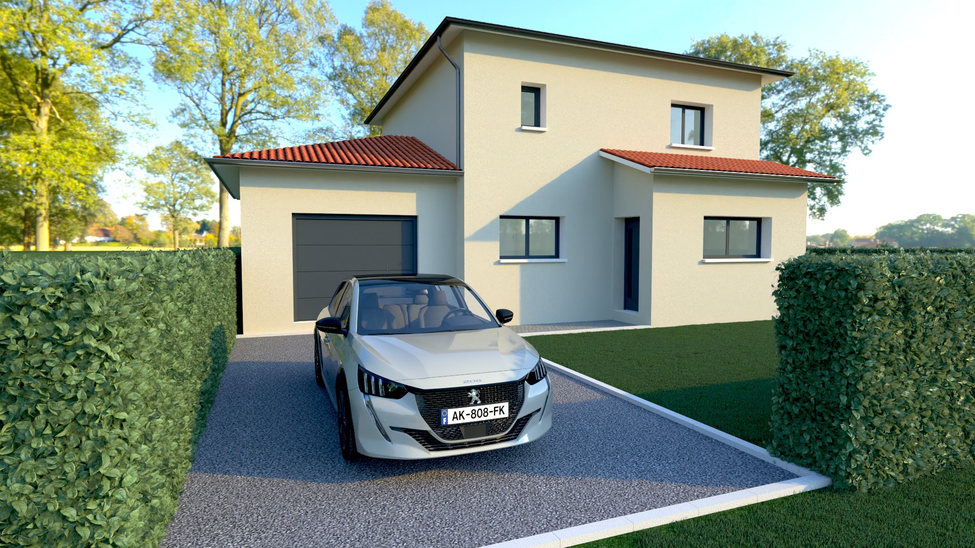 Ravissante maison à construire en vente à Jassans-Riottier (01480)
