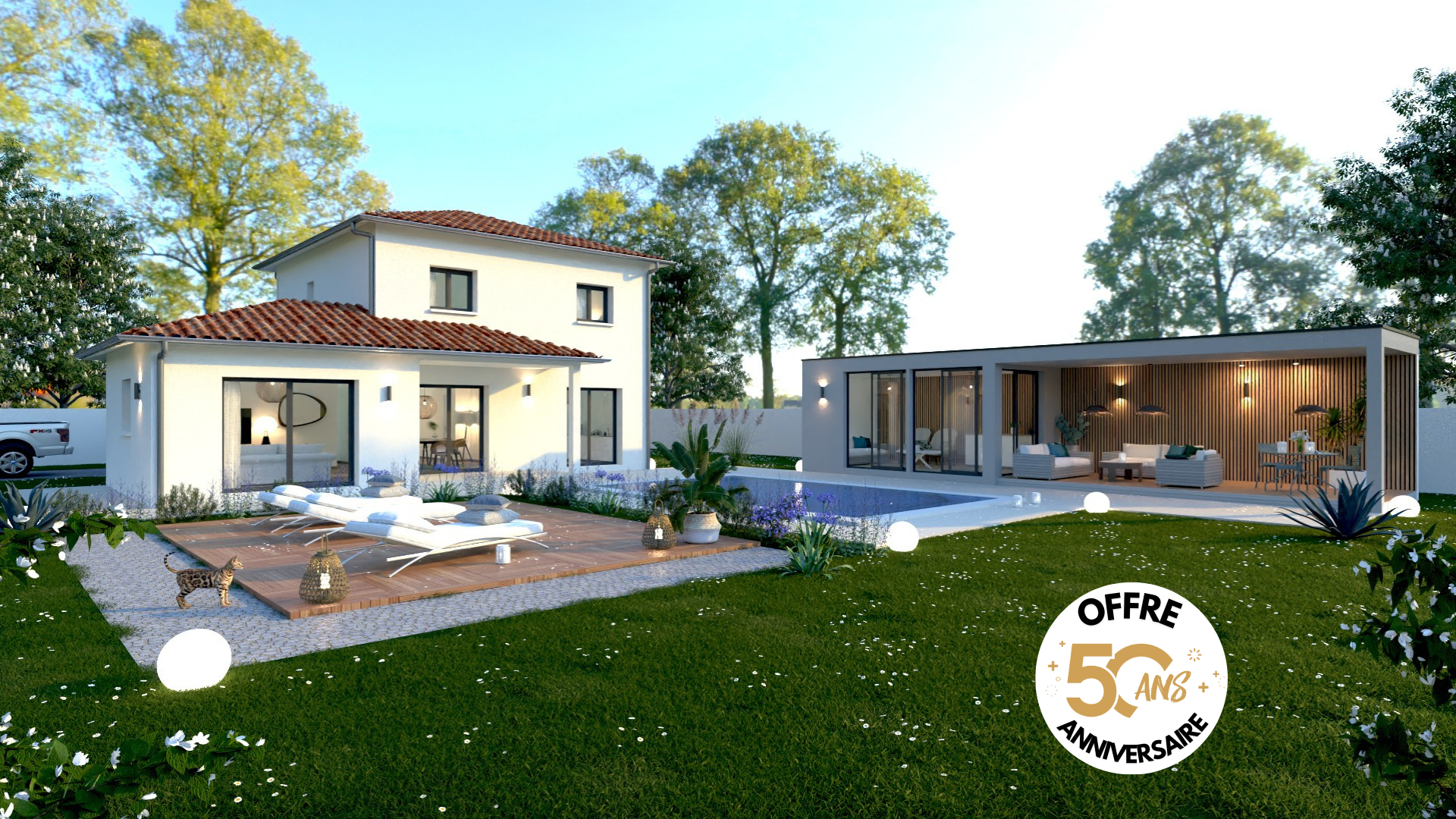 Charmante maison à construire de 130m2 en vente à Villette-d'Anthon