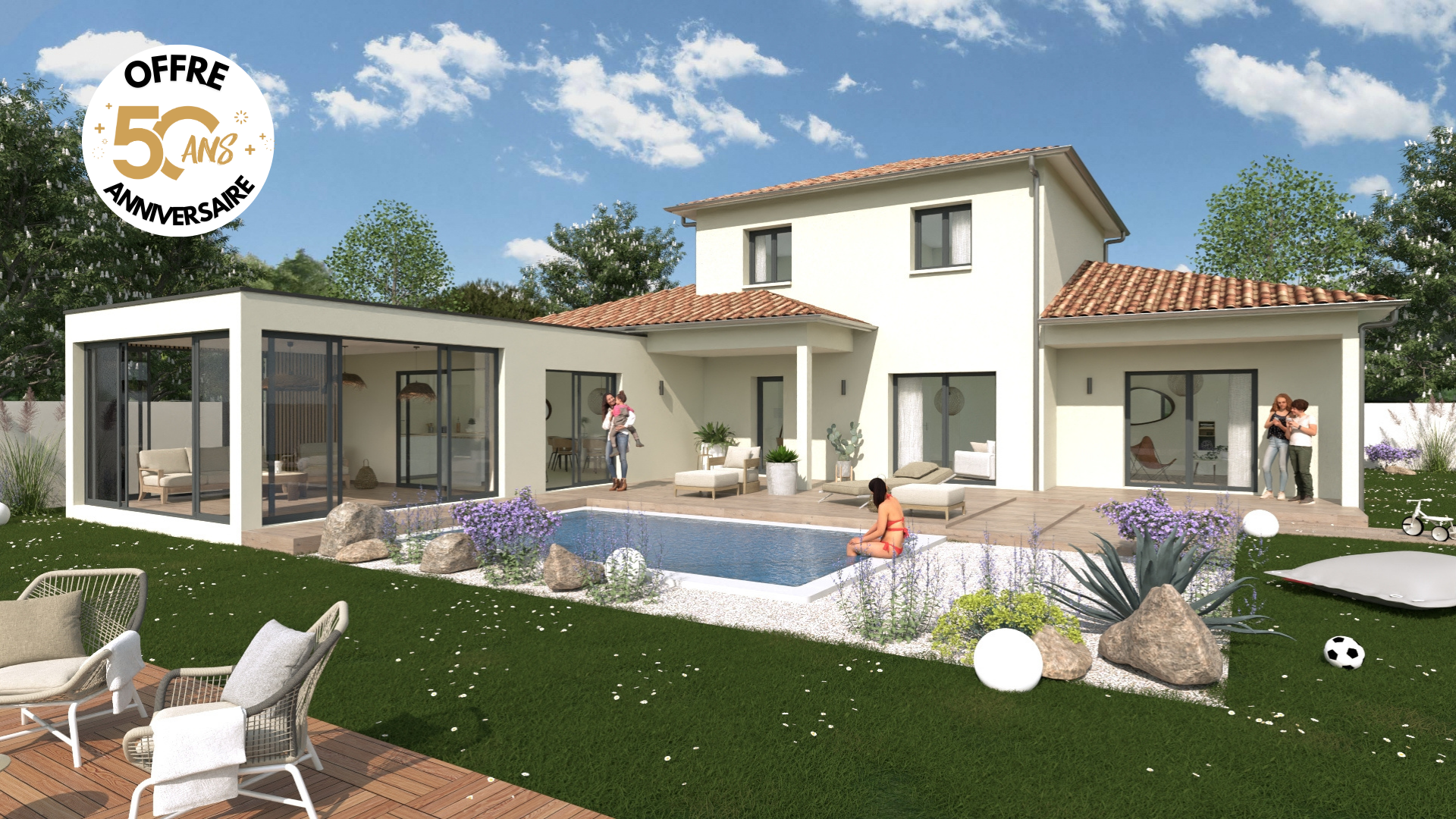 Agréable maison disponible à Vaugneray (69670)