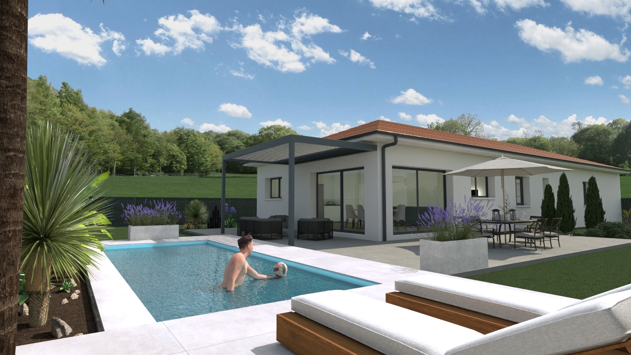 maison à construire de 109m2 à Viriville (38980)