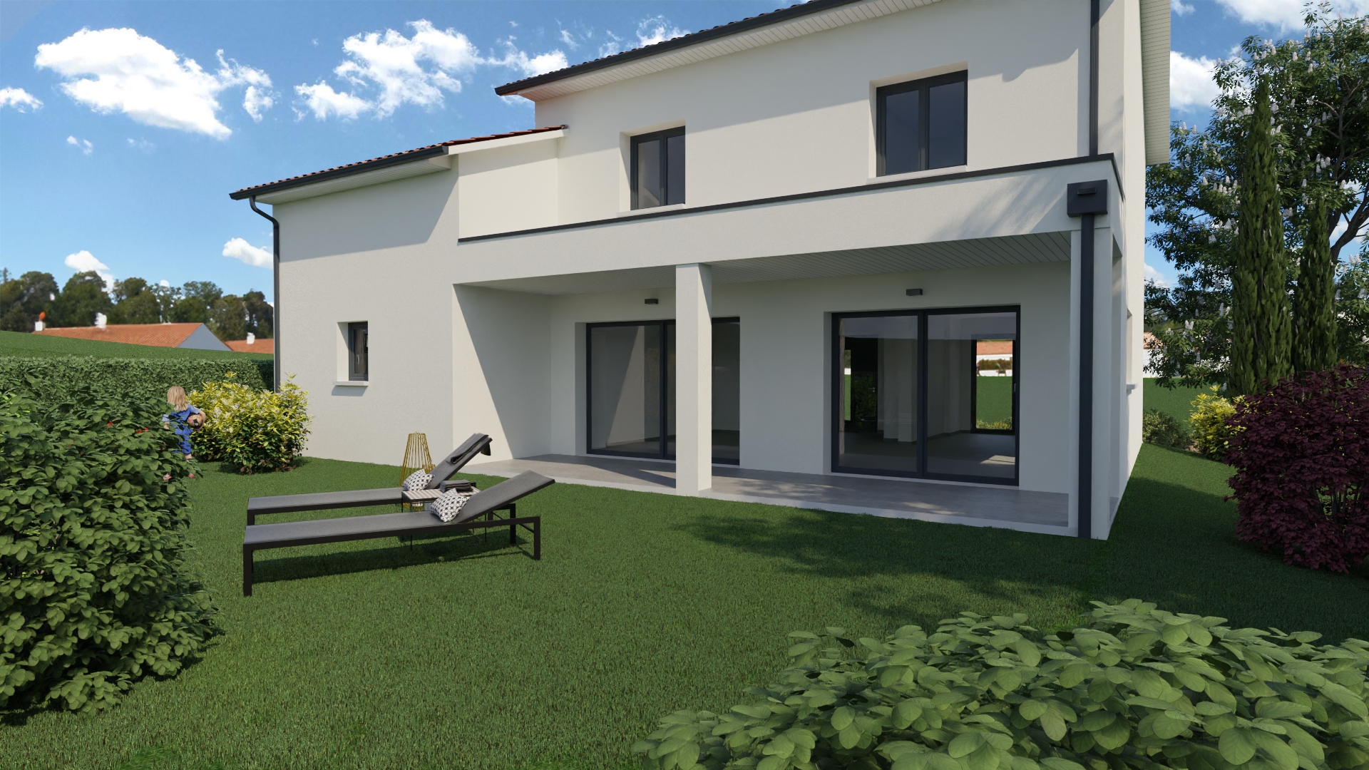 vente Terrain et Maison à construire Colombier-Saugnieu (69) 2