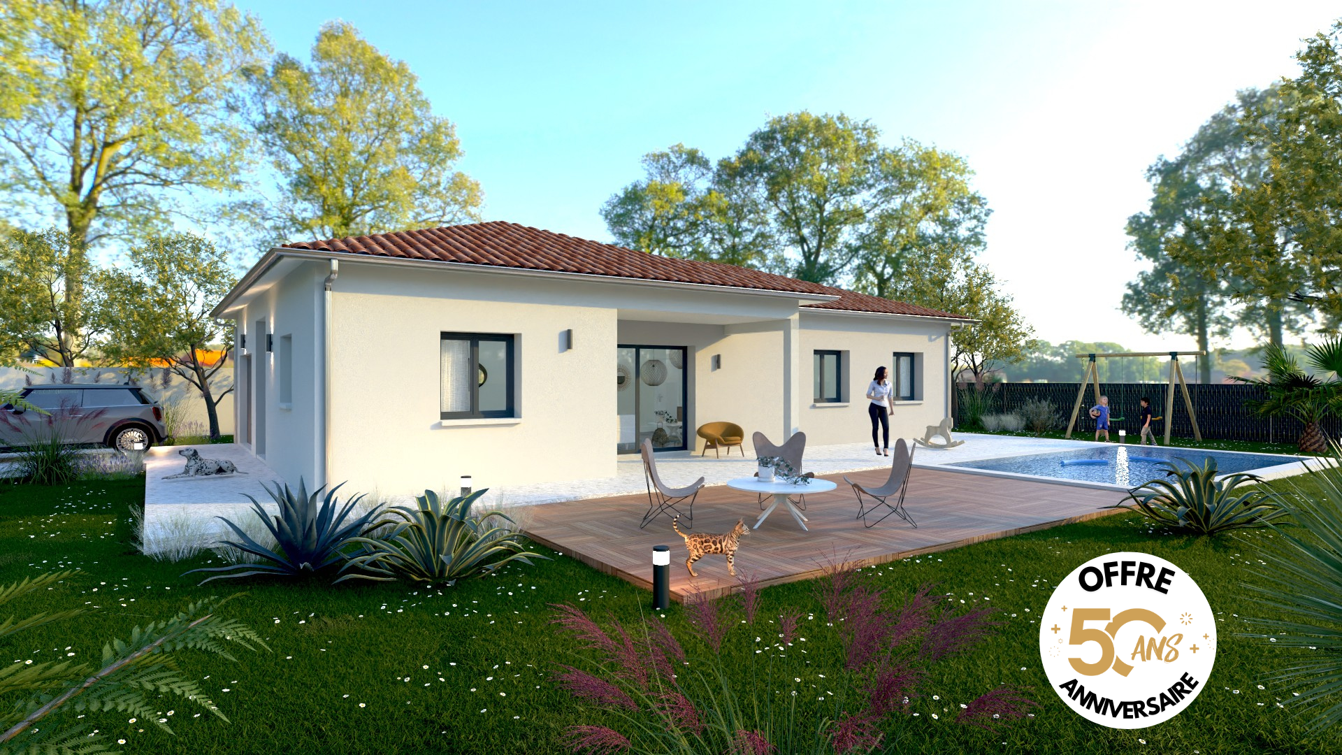 maison de 100m2 disponible à Lantignié (69430)