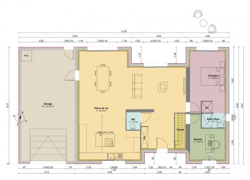 Maison individuelle 6 pièces