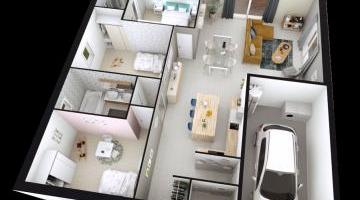 Maison individuelle 5 pièces