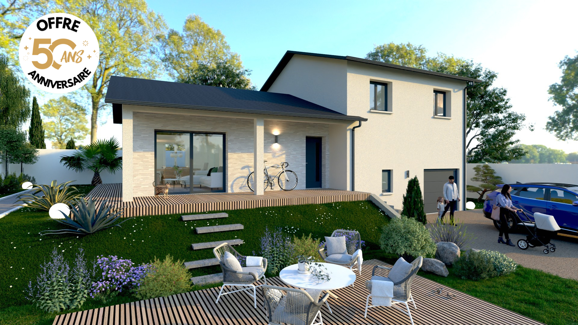 Magnifique maison de 100m2 en vente à Satolas-et-Bonce (38290)