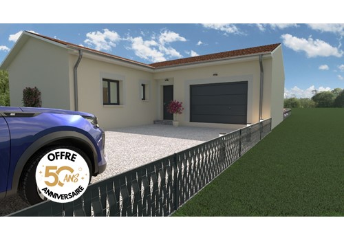 Charmante maison à construire disponible à Clessé
