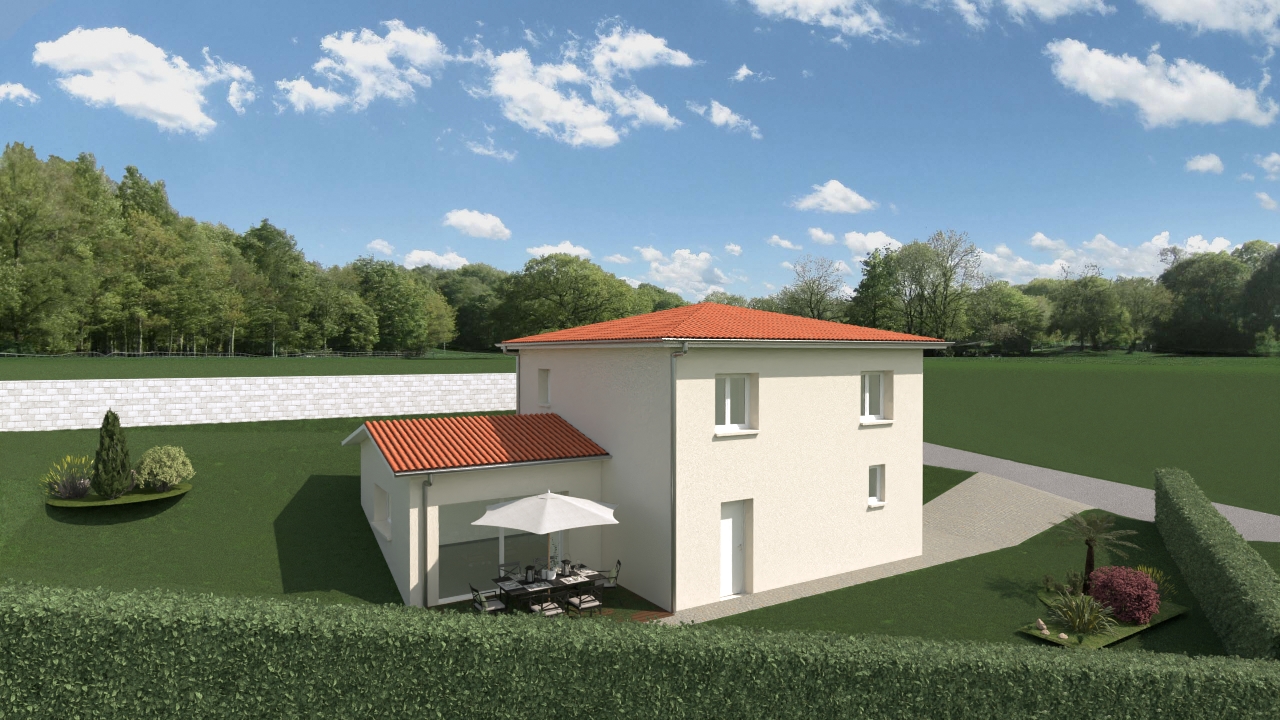 Très belle maison de 98m2 à Saint-Pierre-la-Palud (69210)