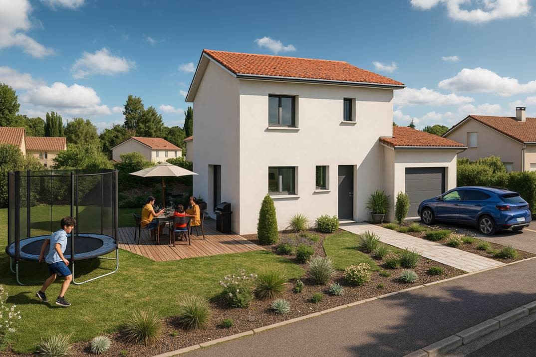 maison à construire de 100m2 en vente à Saint-Jean-de-Thurigneux