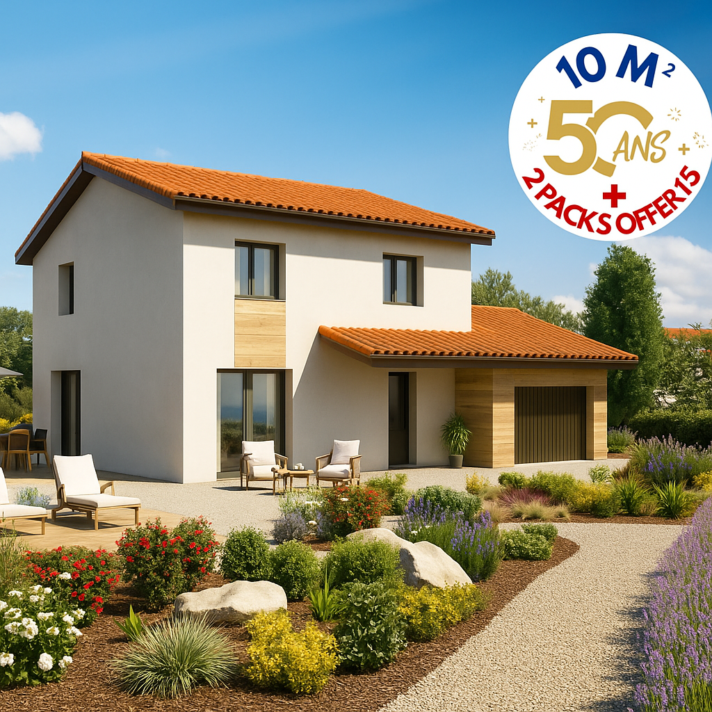 Ravissante maison à construire de 79m2 en vente à Montmerle-sur-Saône