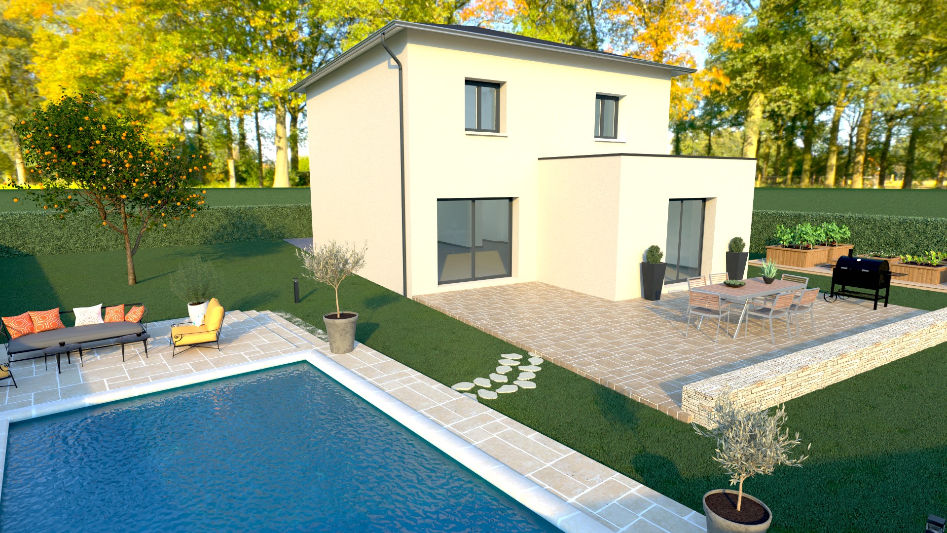 maison à construire disponible à Saint-Bernard