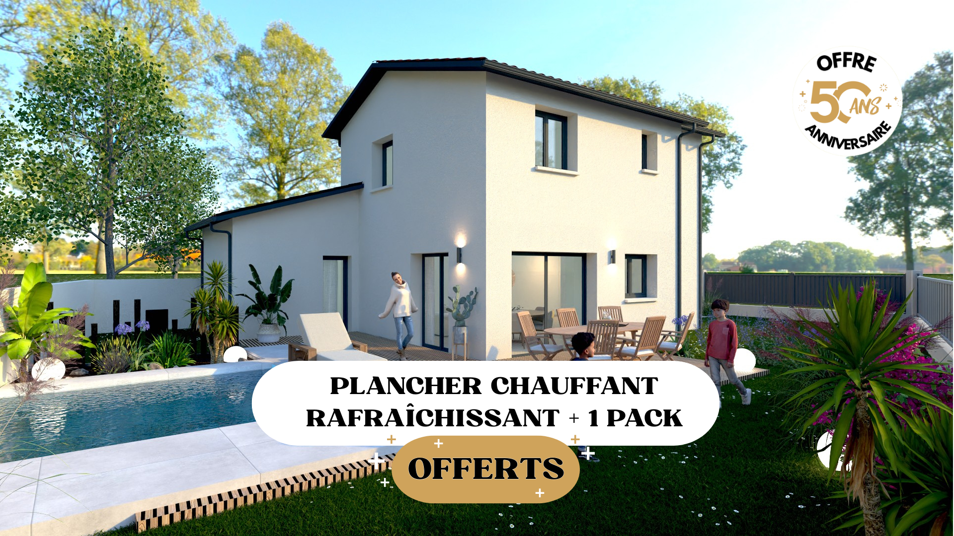 Magnifique maison à construire de 120m2 en vente à Béligneux (01360)