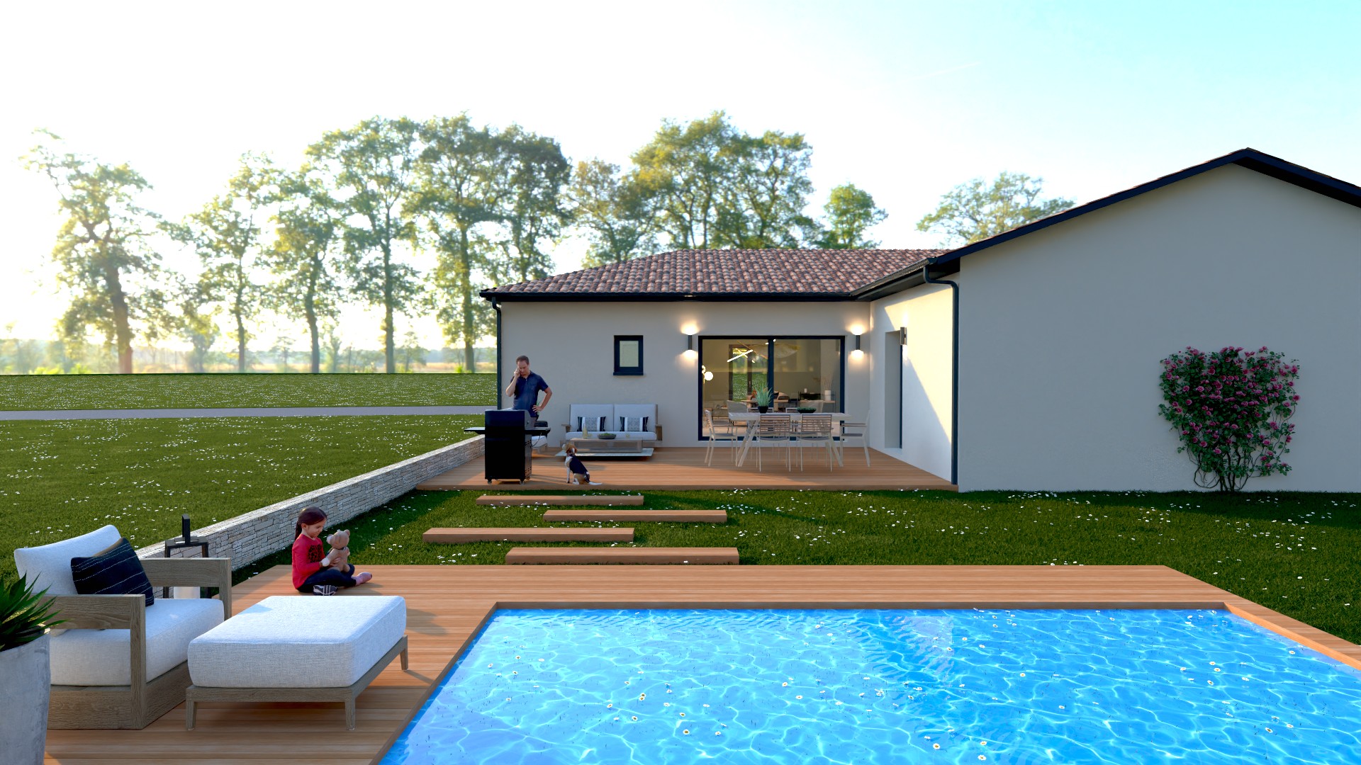 Belle maison individuelle de 104m2 en vente à Saint-Jean-de-Thurigneux (01390)