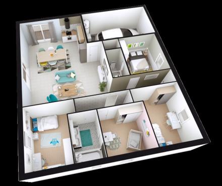 Maison individuelle 5 pièces