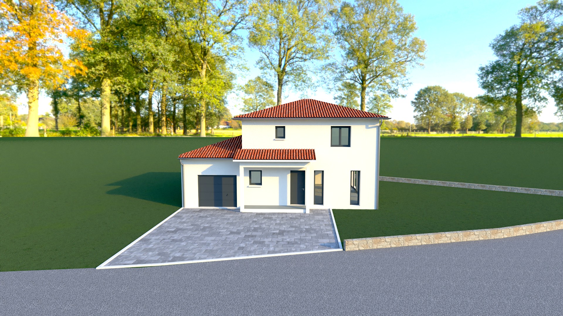 Charmante maison à construire de 135m2 disponible à Châtillon-sur-Chalaronne