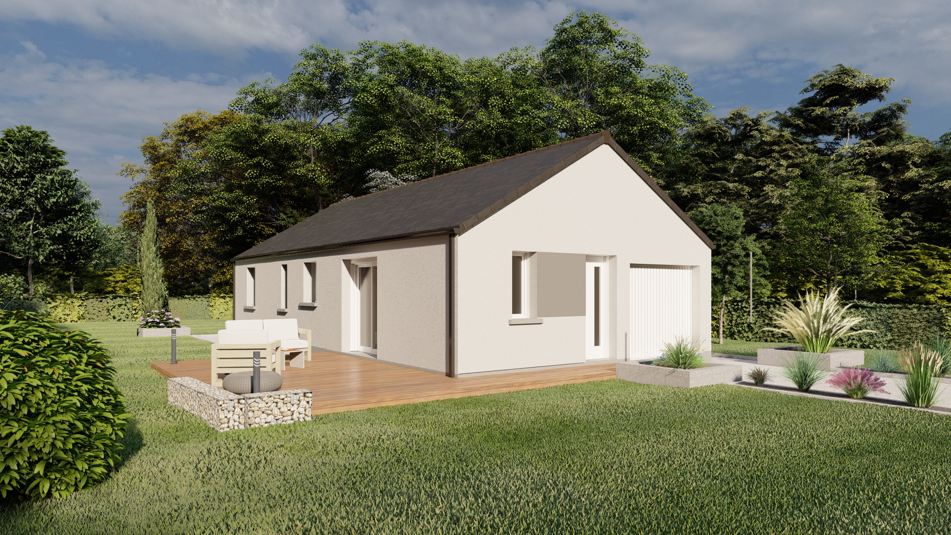 Photo maison Terrain en lotissement paisible à Saint-Solen