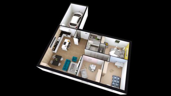 Maison individuelle 4 pièces