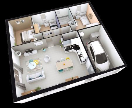 Maison individuelle 4 pièces