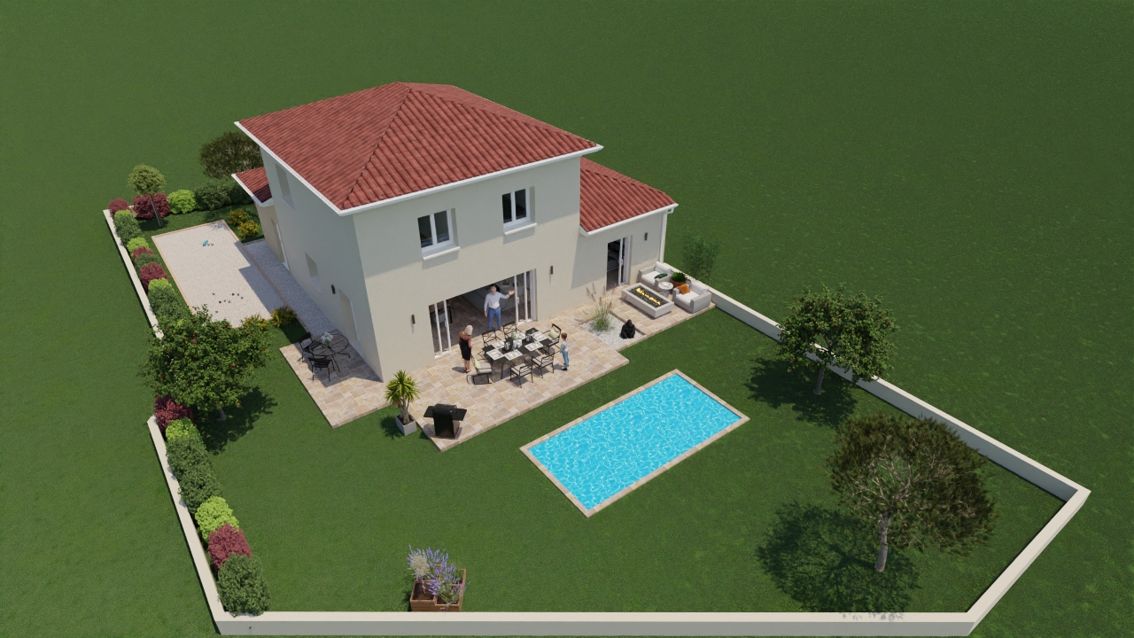 vente Terrain et Maison à construire Valencin (38) 2