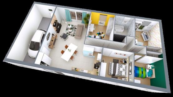 Maison individuelle 6 pièces