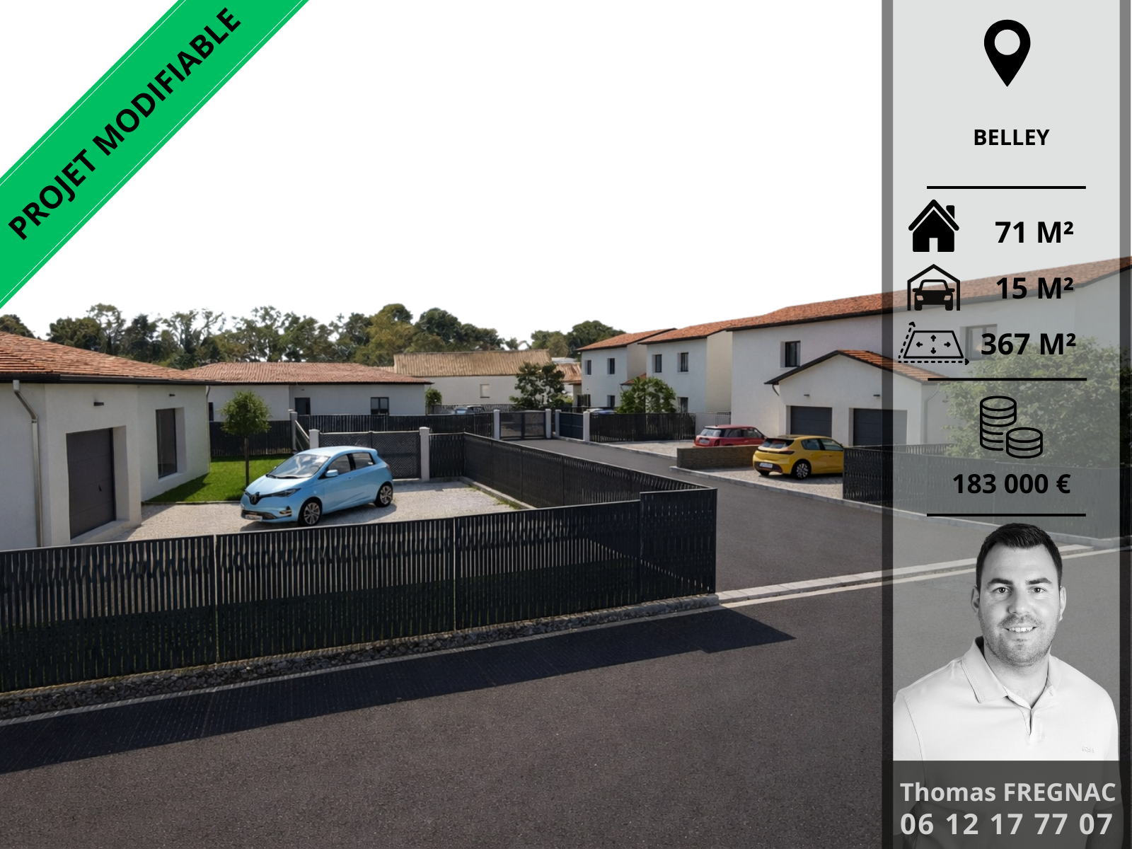 maison individuelle de 71m2 disponible à Belley (01300)