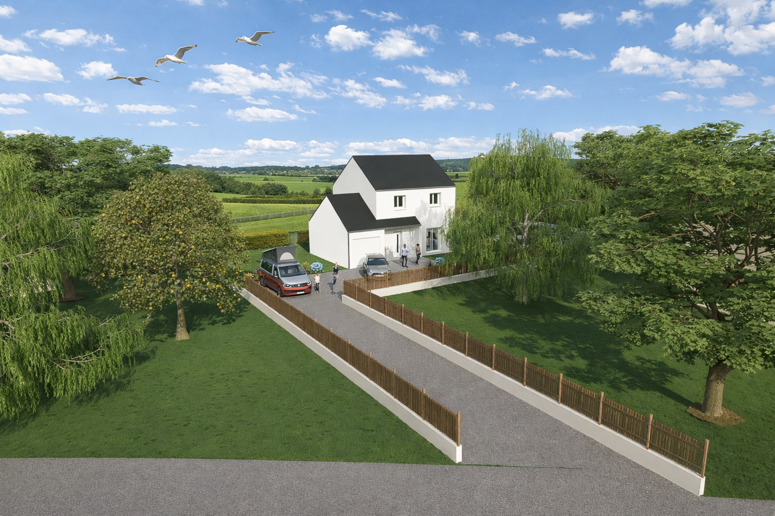 Photo maison Belle parcelle constructible &agrave; Pl&eacute;n&eacute;e-Jugon