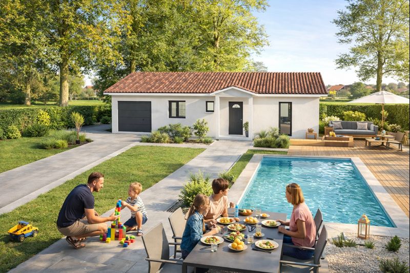 Charmante maison à vendre de 79m2 disponible à Bourg-Saint-Christophe