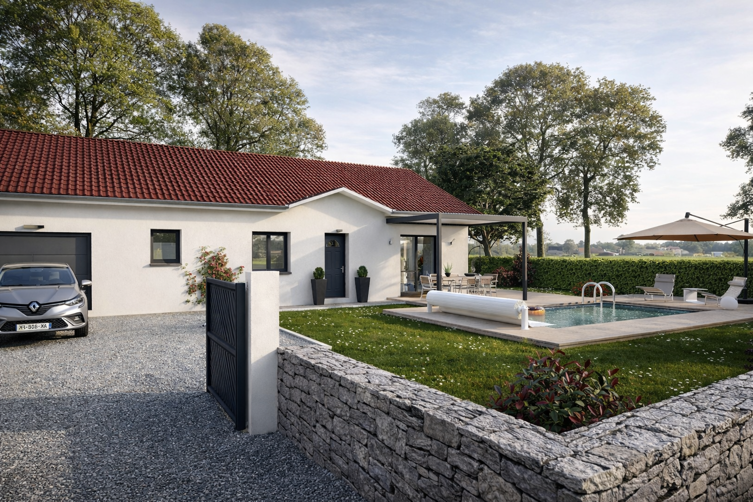 Belle maison à construire de 79m2 disponible à La Chapelle-de-la-Tour