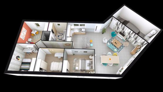 Maison individuelle 6 pièces