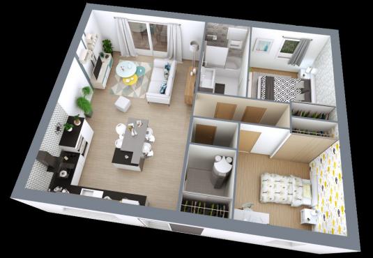 Maison individuelle 4 pièces