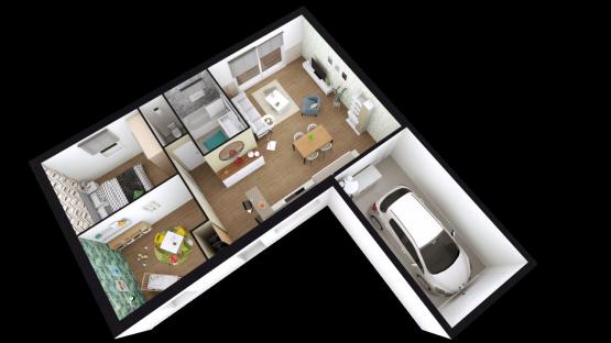 Maison individuelle 3 pièces