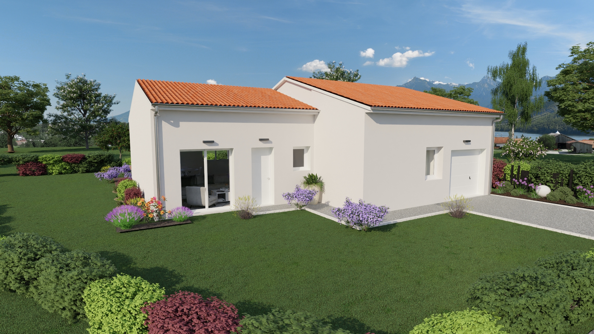 PLAIN PIED AVEC GARAGE