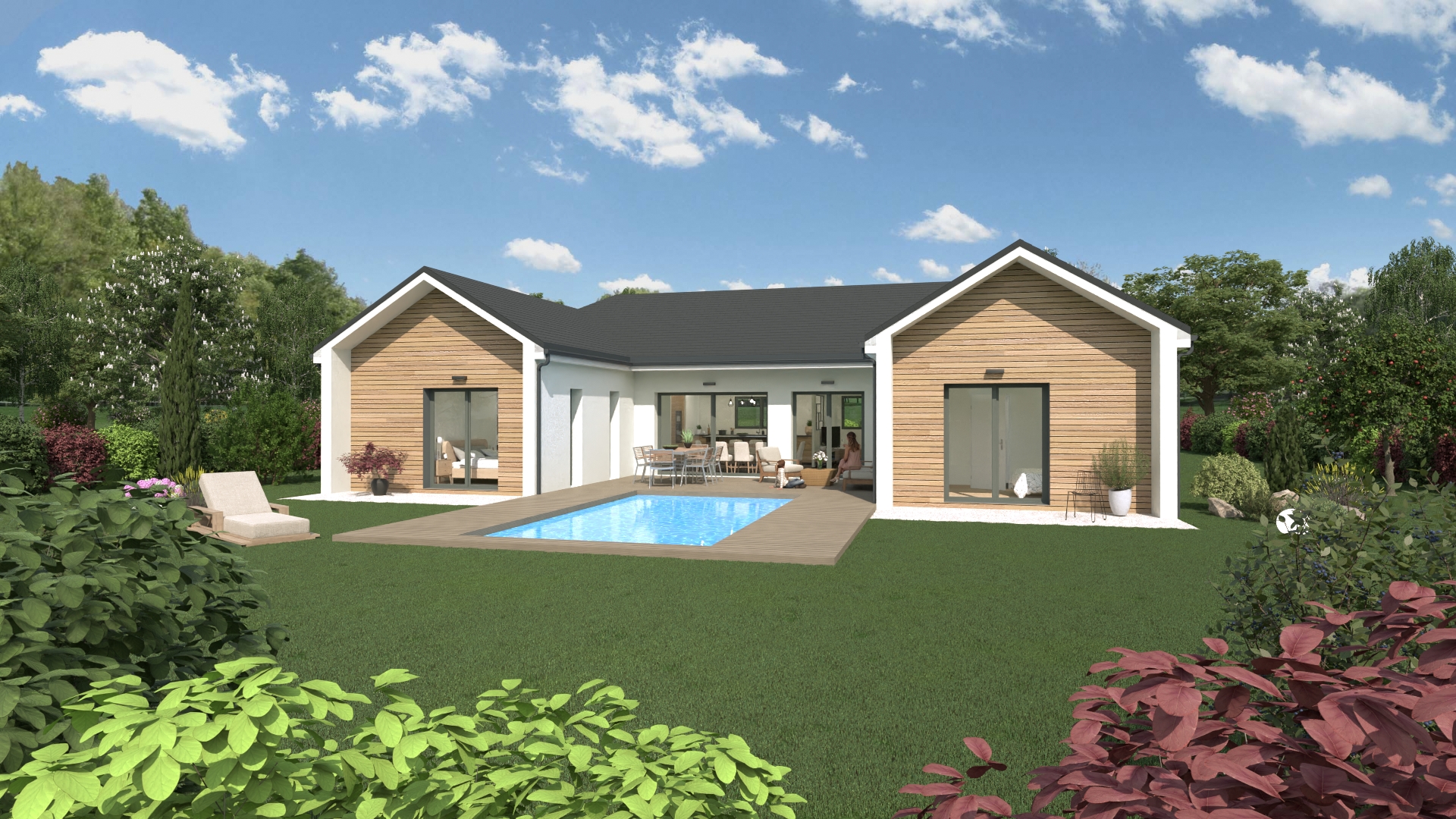 Terrain + maison 117 m² à Trémouilles (12290)