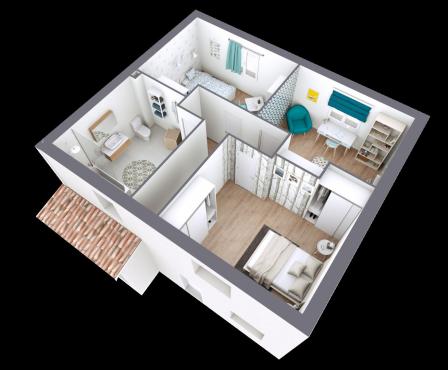 Maison individuelle 4 pièces