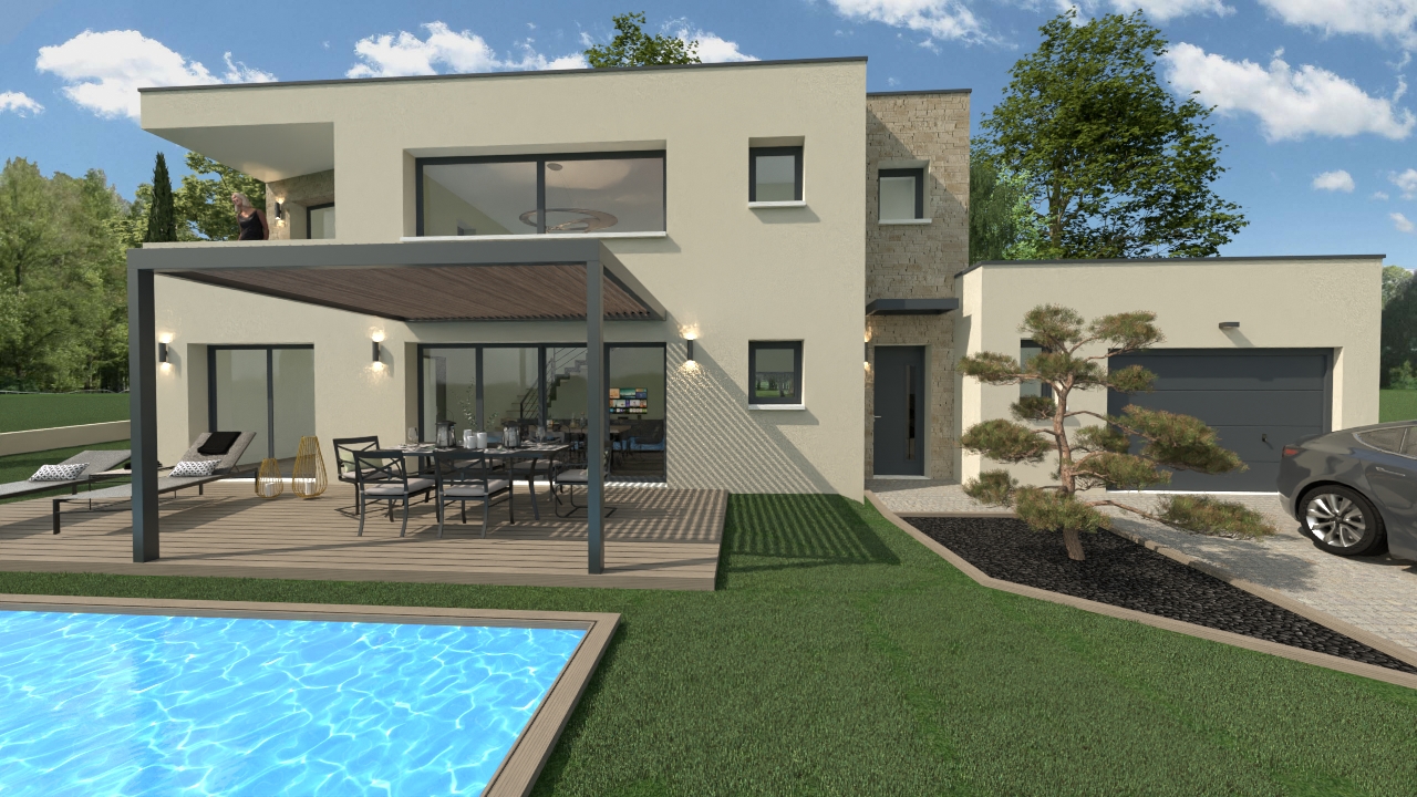 vente Terrain et Maison à construire Toussieu (69) 2