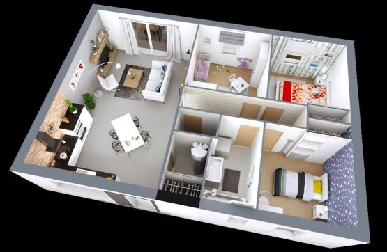 Maison individuelle 4 pièces