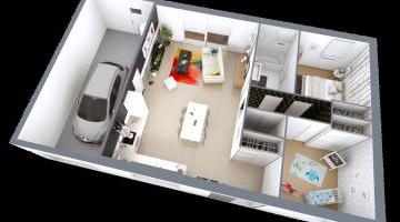 Maison individuelle 3 pièces