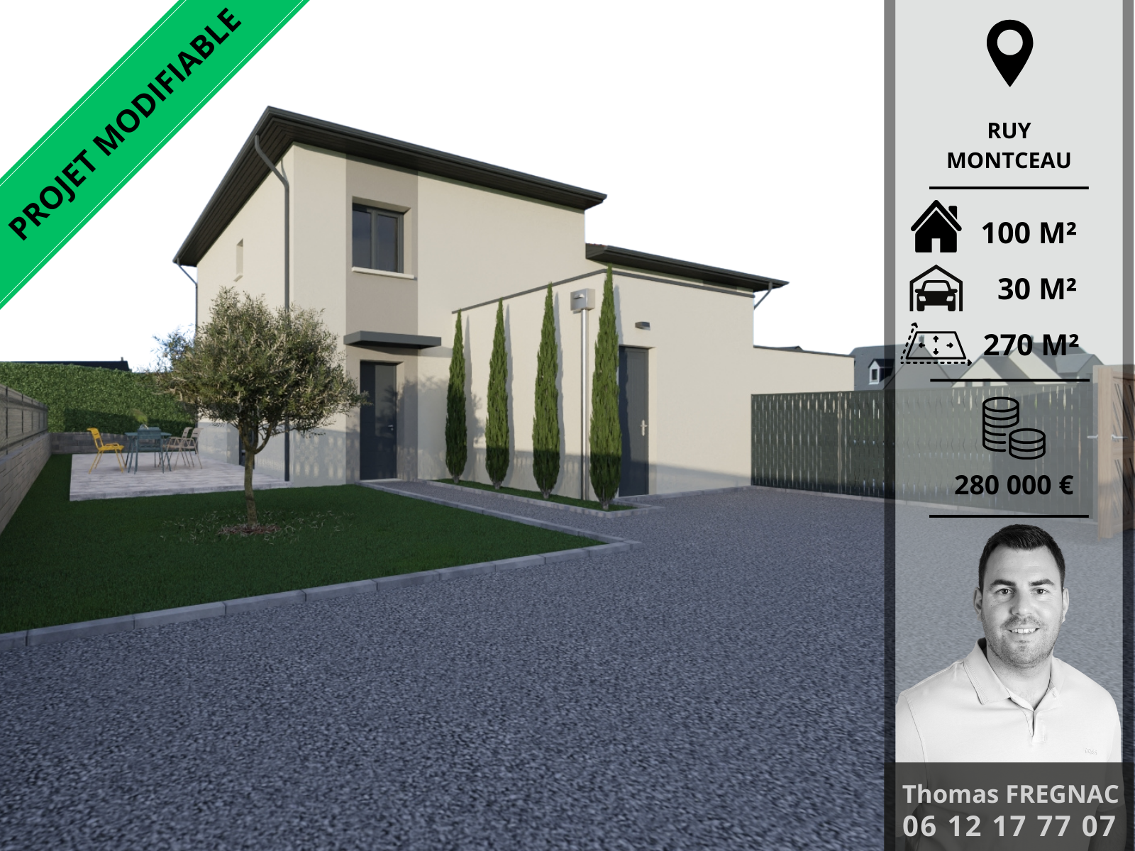 Magnifique maison à construire disponible à Ruy