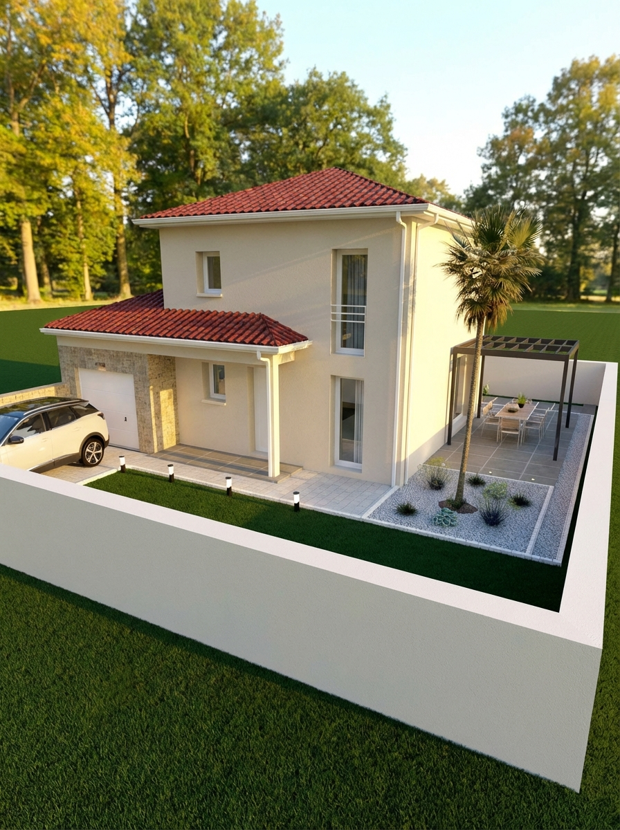 vente Terrain et Maison à construire Pont-de-Chéruy (38) 2