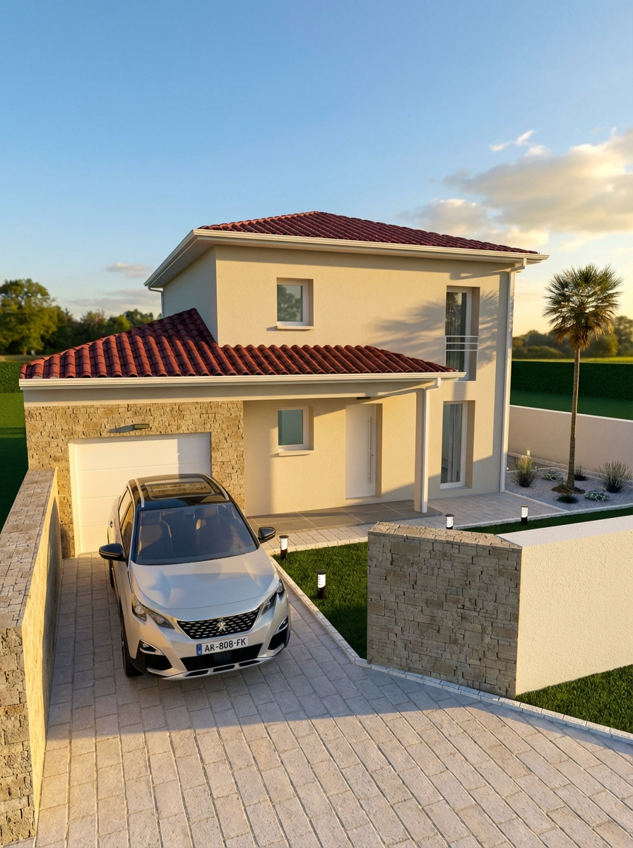 vente Terrain et Maison à construire Genas (69) 2