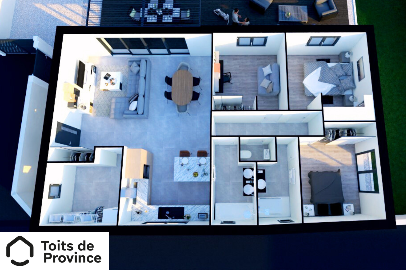 vente Terrain et Maison à construire Saint-Bonnet-de-Mure (69) 2