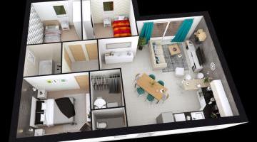 Maison individuelle 4 pièces