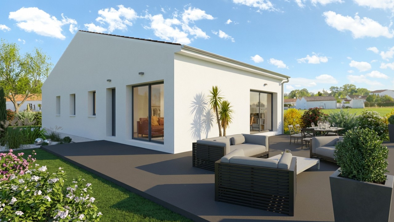 Maison 4 chambres climatisées + garage