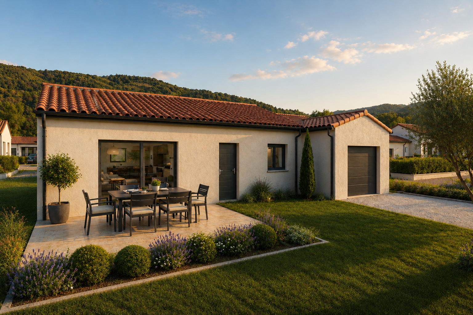 Maison 95m² — Montéléger