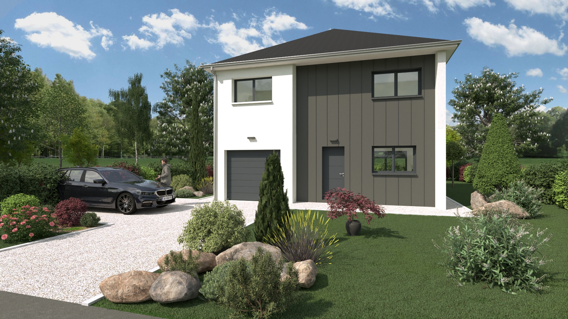 À PLERIN, un terrain et l’élégance d’une maison sur mesure