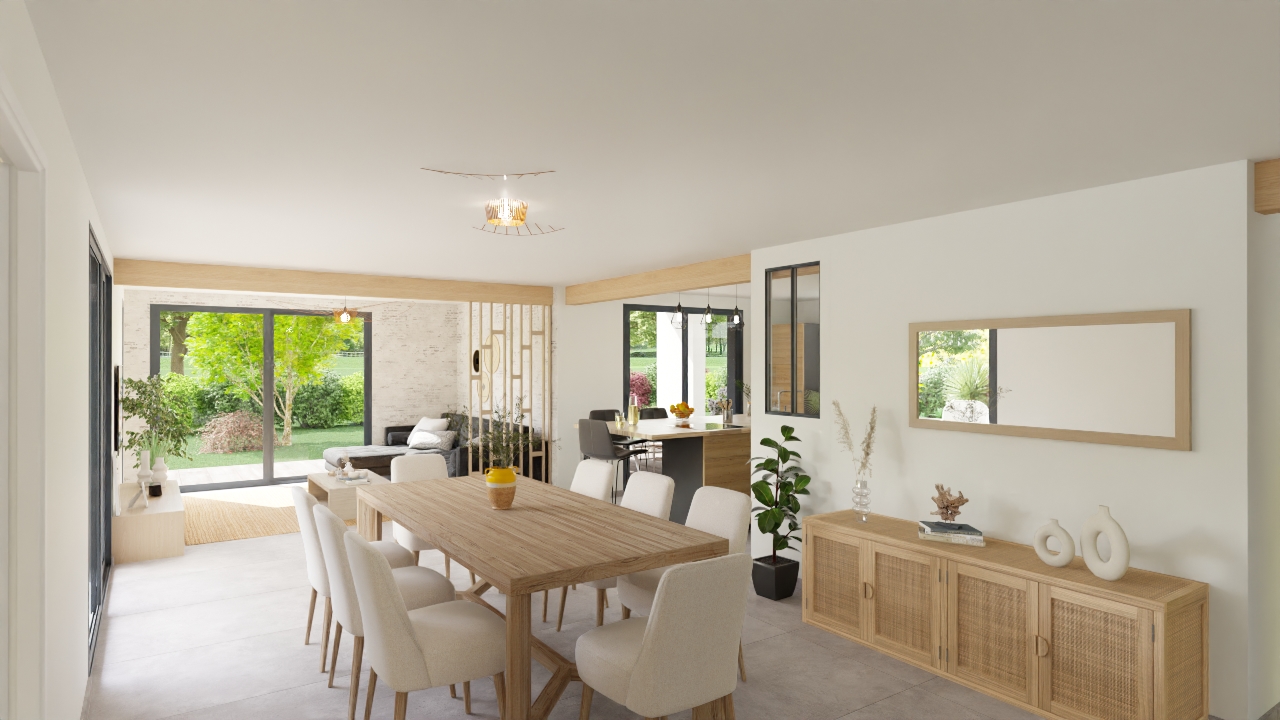 Maison ossature bois à MONTREUIL SUR ILLE