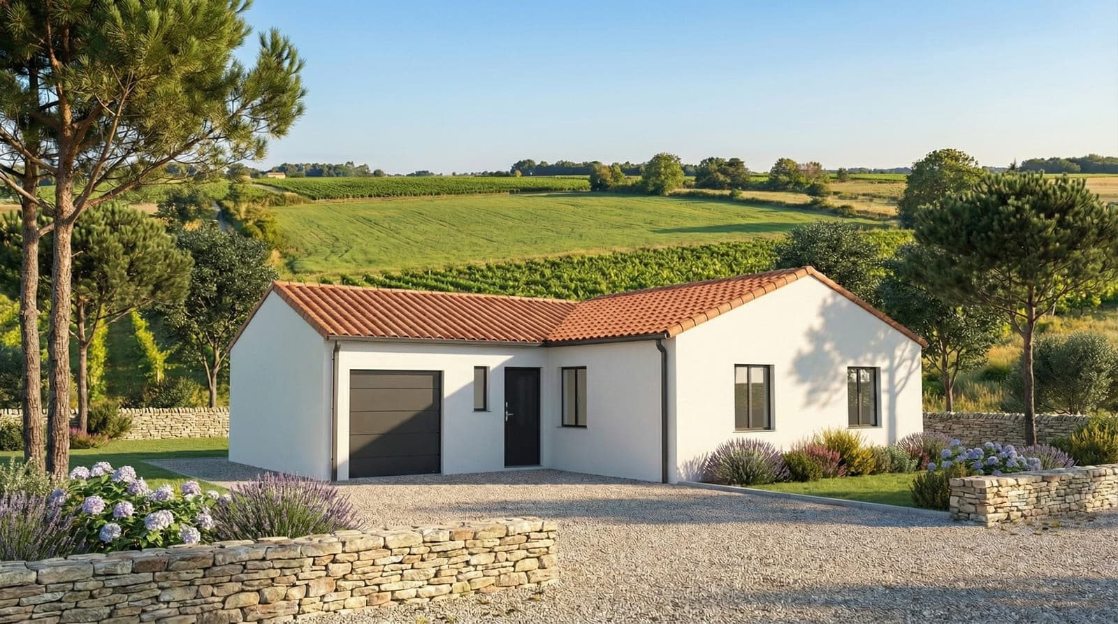 Maison 90m² — Benon
