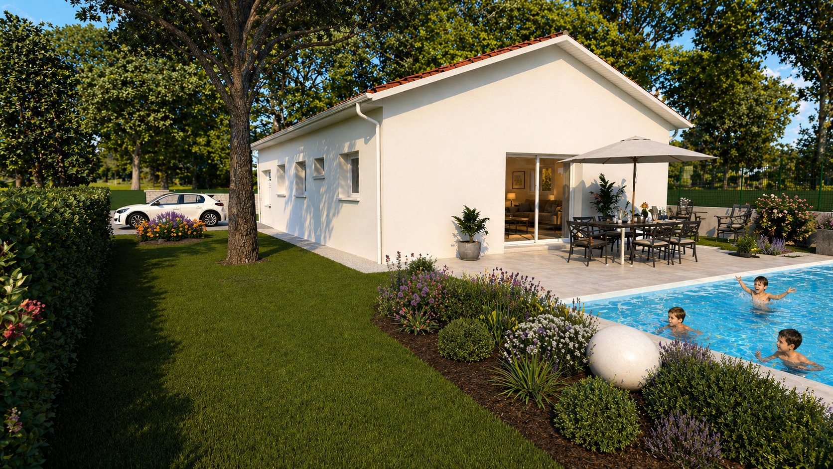 vente Terrain et Maison à construire Annoisin-Chatelans (38) 2