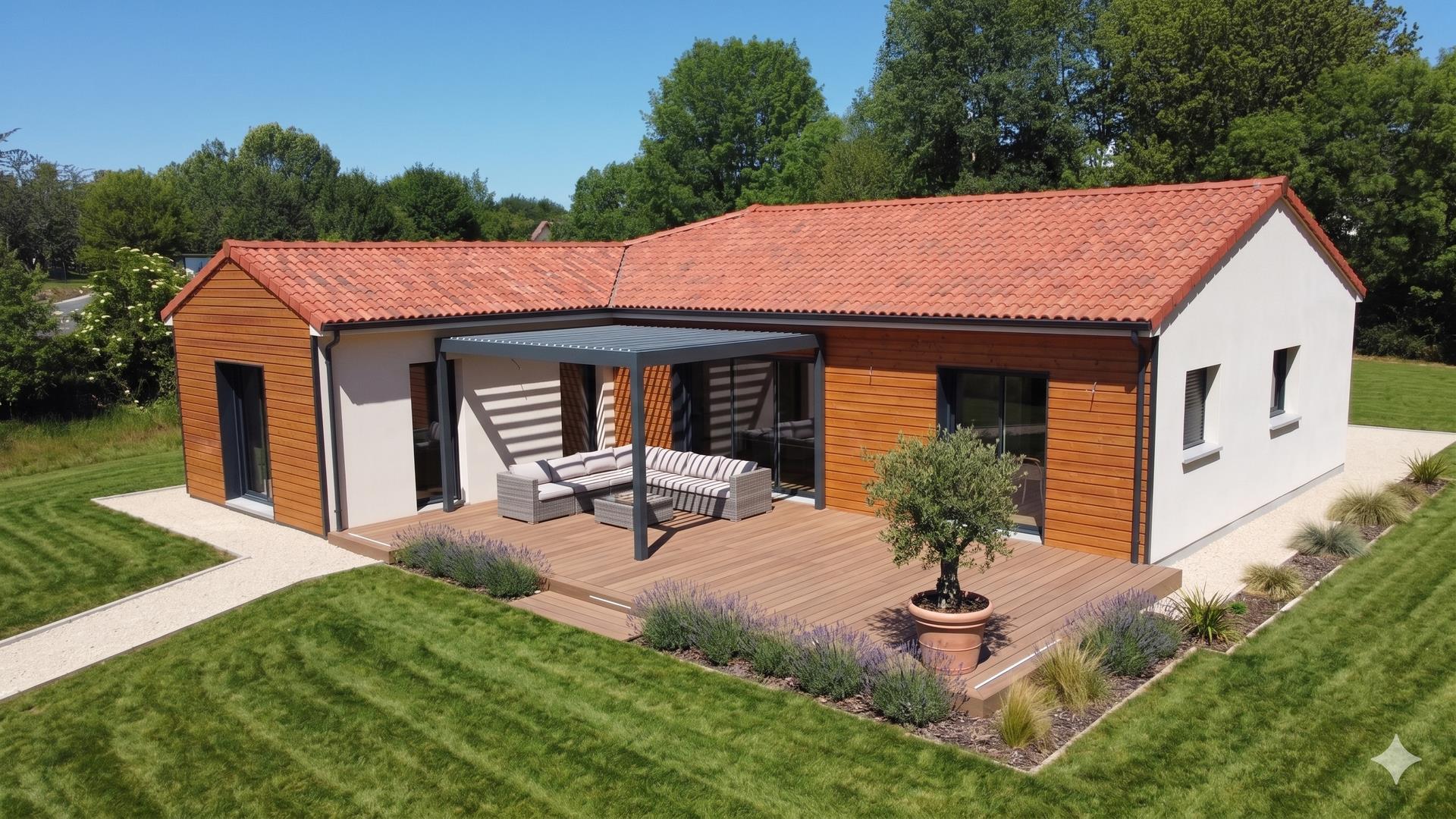 Maison neuve au cœur de la forêt, proche de Prayssac