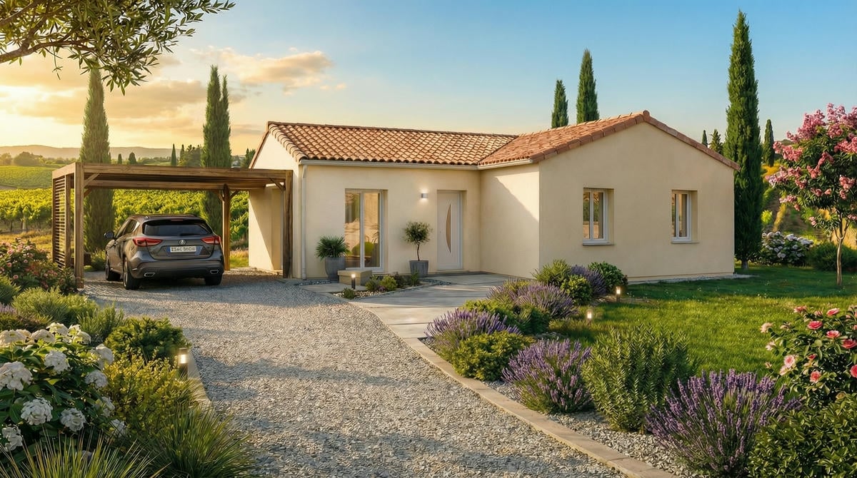 Maison 70m² — Saint-Martial-de-Valette